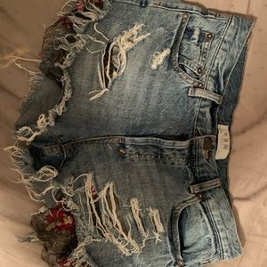 Free People Jean Shorts
